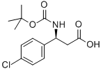 Boc-(S)-3-Amino-3-(4-chlorophenyl)propionic acid Structure,479064-90-9Structure