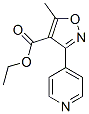 4-Isoxazolecarboxylicacid,5-methyl-3-(4-pyridinyl)-,ethylester(9ci) Structure,479077-33-3Structure