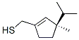 1-Cyclopentene-1-methanethiol,3-methyl-3-(1-methylethyl)-,(3r)-(9ci) Structure,479209-97-7Structure