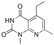 Pyrido[2,3-d]pyrimidine-2,4(1h,3h)-dione, 5-ethyl-1,7-dimethyl- (9ci) Structure,479579-10-7Structure