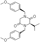 (S)-N,N’-Bis(p-methoxybenzyl)-3-isopropyl-piperazine-2,5-dione Structure,479681-55-5Structure