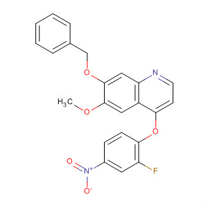 7-(Benzyloxy)-4-(2-fluoro-4-nitrophenoxy)-6-methoxyquinoline Structure,479690-03-4Structure