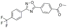 Methyl4-(3-(4-(trifluoromethyl)phenyl)-1,2,4-oxadiazol-5-yl)benzoate Structure,480390-86-1Structure