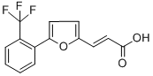 3-[5-(2-(Trifluoromethyl)phenyl)furan-2-yl]-acrylic acid, predominantly trans Structure,480425-31-8Structure