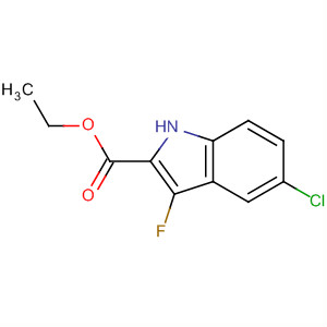 Ethyl 5-chloro-3-fluoroindole-2-carboxylate Structure,480450-92-8Structure