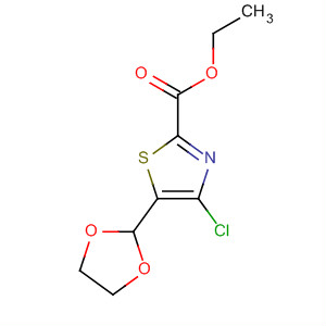 Ethyl 4-chloro-5-(1,3-dioxolan-2-yl)thiazole-2-carboxylate Structure,480451-18-1Structure