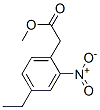 Benzeneacetic acid, 4-ethyl-2-nitro-, methyl ester (9ci) Structure,481065-73-0Structure