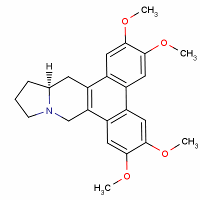 (S)-9,11,12,13,13a,14-hexahydro-2,3,6,7-tetramethoxydibenzo[f,h]pyrrol o(1,2-b)isoquinoline Structure,482-20-2Structure