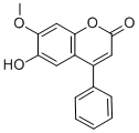 6-Hydroxy-7-methoxy-4-phenyl-2H-chromen-2-one Structure,482-83-7Structure