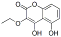 2H-1-benzopyran-2-one, 3-ethoxy-4,5-dihydroxy-(9ci) Structure,482287-41-2Structure