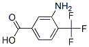 3-Amino-4-(trifluoromethyl)benzoic acid Structure,4857-33-4Structure