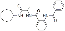 Benzamide, 2-(benzoylamino)-n-[2-(cycloheptylamino)-1-methyl-2-oxoethyl]-(9ci) Structure,485753-19-3Structure