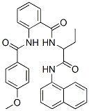 Benzamide, 2-[(4-methoxybenzoyl)amino]-n-[1-[(1-naphthalenylamino)carbonyl]propyl]-(9ci) Structure,485810-09-1Structure