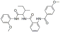 Benzamide, 2-[(4-methoxybenzoyl)amino]-n-[1-[[(2-methoxyphenyl)amino]carbonyl]-2-methylbutyl]-(9ci) Structure,485810-28-4Structure