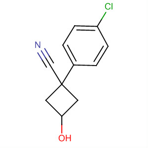 1-(4-Chlorophenyl)-3-hydroxycyclobutane-1-carbonitrile Structure,485828-45-3Structure