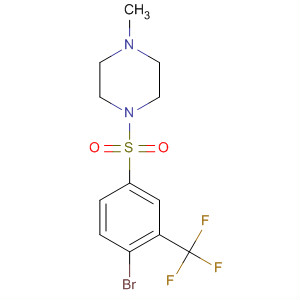 1-{[4-Bromo-3-(trifluoromethyl)phenyl]sulfonyl}-4-methylpiperazine Structure,486422-42-8Structure