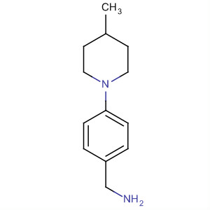 1-[4-(4-Methylpiperidin-1-yl)phenyl]methanamine Structure,486437-59-6Structure