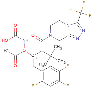 Sitagliptin n-boc impurity Structure,486460-23-5Structure