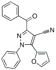 1H-pyrazole-4-carbonitrile, 3-benzoyl-5-(2-furanyl)-1-phenyl- Structure,487002-27-7Structure