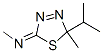 Methanamine, n-[5-methyl-5-(1-methylethyl)-1,3,4-thiadiazol-2(5h)-ylidene]-(9ci) Structure,488151-25-3Structure