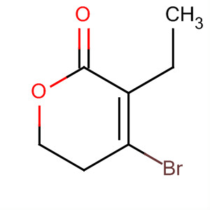 2H-pyran-2-one,4-bromo-3-ethyl-5,6-dihydro-(9ci) Structure,488800-35-7Structure