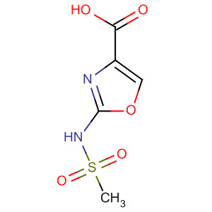 4-Oxazolecarboxylicacid,2-[(methylsulfonyl)amino]-(9ci) Structure,488805-22-7Structure