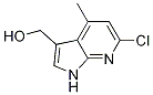 1H-pyrrolo[2,3-b]pyridine-3-methanol, 6-chloro-4-methyl- Structure,4894-36-4Structure