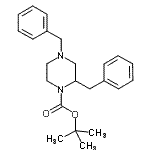 1-N-boc-4-n-benzyl-2-benzyl piperazine Structure,489437-72-1Structure