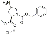 (2R,4s)-4-amino-1-cbz-pyrrolidine-2-carboxylic acid methyl ester hcl Structure,489446-77-7Structure