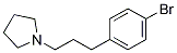 1-[3-(4-Bromophenyl)propyl]pyrrolidine Structure,4897-54-5Structure