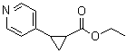 Cyclopropanecarboxylic acid, 2-(4-pyridinyl)-, ethyl ester Structure,4903-93-9Structure