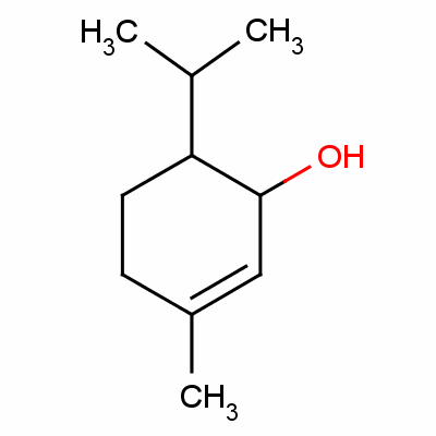 2-Cyclohexen-1-ol, 3-methyl-6-(1-methylethyl)- Structure,491-04-3Structure