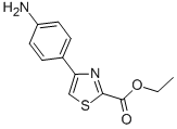 2-Thiazolecarboxylic acid,4-(4-aminophenyl)-,ethyl ester Structure,491577-82-3Structure