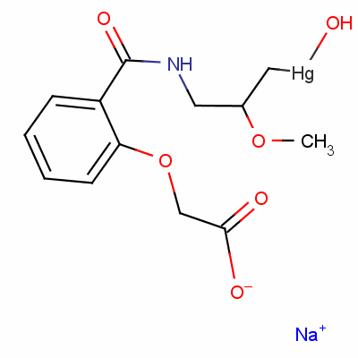 Mersalyl Structure,492-18-2Structure