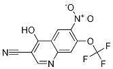 4-Hydroxy-6-nitro-7-(trifluoromethoxy)-3-quinolinecarbonitrile Structure,492456-54-9Structure