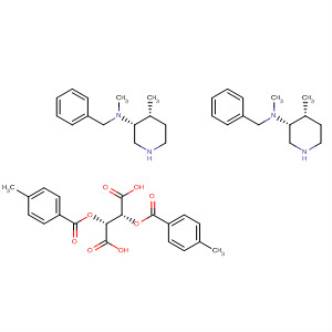 (3R,4r)-1-benzyl-n,4-dimethylpiperidin-3-amine hydrochloride Structure,493040-24-7Structure