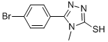 5-(4-Bromophenyl)-4-methyl-4h-1,2,4-triazole-3-thiol Structure,494194-50-2Structure