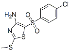 4-Amino-5-(4-chlorophenylsulfonyl)-2-methylthiothiazole Structure,494763-21-2Structure