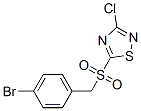 5-(4-Bromobenzylsulfonyl)-3-chloro-1,2,4-thiadiazole Structure,494763-24-5Structure