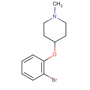 4-(2-Bromophenoxy)-1-methylpiperidine Structure,494774-24-2Structure