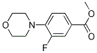 Methyl 3-fluoro-4-morpholinobenzoate Structure,495405-04-4Structure