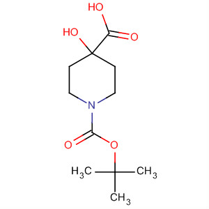 1-Boc-4-hydroxy-4-piperidinecarboxylic acid Structure,495414-64-7Structure