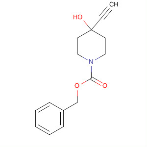 Benzyl 4-ethynyl-4-hydroxypiperidine-1-carboxylate Structure,495415-65-1Structure