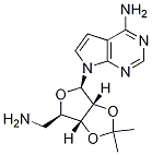 7-((3Ar,4r,6r,6ar)-6-(aminomethyl)-2,2-dimethyltetrahydrofuro[3,4-d][1,3]dioxol-4-yl)-7h-pyrrolo[2,3-d]pyrimidin-4-amine Structure,49554-54-3Structure