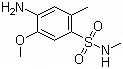 4-Amino-5-methoxy-2-methylbenzenesulfon-N-methylamide Structure,49564-57-0Structure