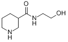 Piperidine-3-carboxylic acid (2-hydroxy-ethyl)-amide Structure,496057-54-6Structure