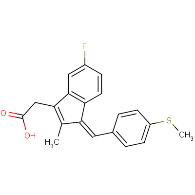 Sulindac sulfide Structure,49627-27-2Structure