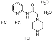 2-(Piperazin-1-yl)acetic acid N-(2-pyridyl)amidetrihydrochloride dihydrate Structure,496808-07-2Structure