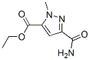 1H-pyrazole-5-carboxylicacid,3-(aminocarbonyl)-1-methyl-,ethylester(9ci) Structure,496835-04-2Structure