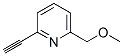 Pyridine, 2-ethynyl-6-(methoxymethyl)-(9ci) Structure,496840-21-2Structure